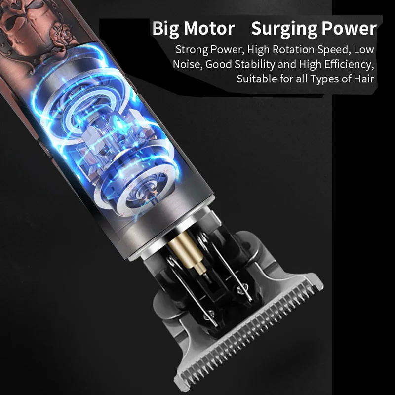 Hot sale Vintage Hair Trimmer Machine For Man Electric Hair Clipper Professional Hair Cutting Machine Men Electric Shaver Barber enlarge
