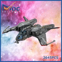 moc building block mustang series science fiction aircraft technology bricks diy assembled model toy holiday gifts