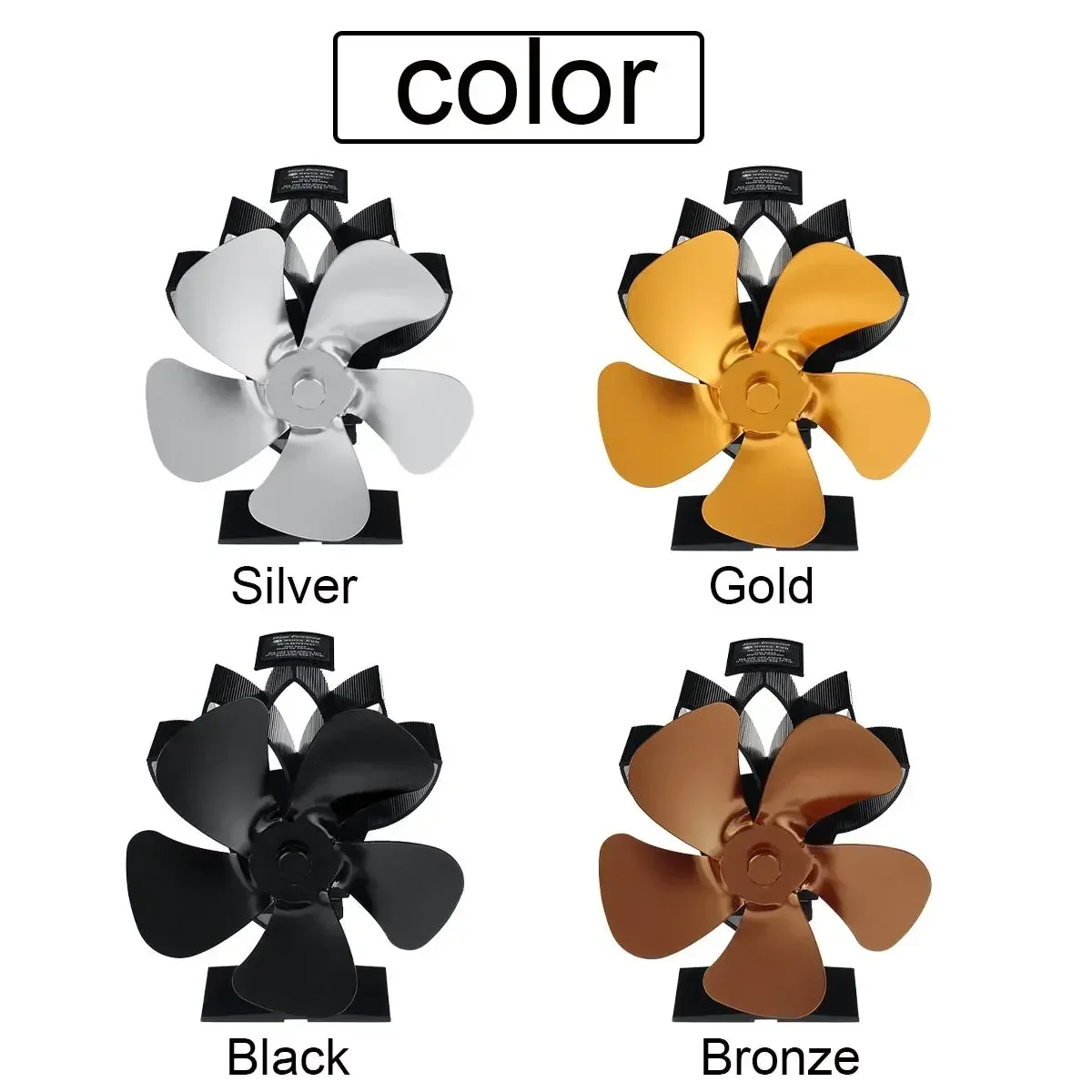 Черный 5-лезвие для камина рабочая деревянная горелка экологически безопасная