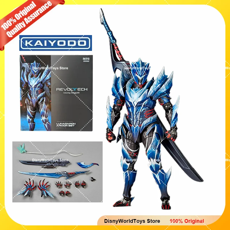 100% оригинальный Kaiyodo Revoltech Amazing Yamaguchi Lunagaron Armor Set Monster Hunter Rise Sunbreak подлинная фигурка