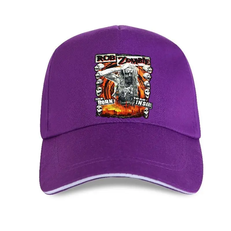

Gorra de beisbol de algodón с принтом Роба Зомби Born To Go Crazy, ajustada, S, M, L, XL, 2XL, 3XL, 2021