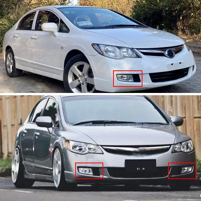 Противотуманная лампа дневного света подходит для Honda Civic FD1 FD2 2006-2011 CIIMO 2012-2015