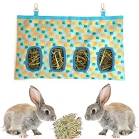 rabbit hay bag eco friendly oxford cloth detachable guinea pig hay feeder storage for hamster pet hay pouch hay bag