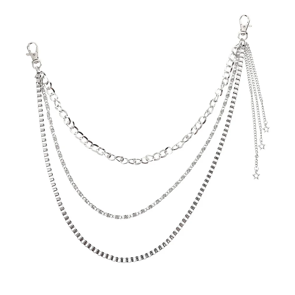 

Punk Pants Chain Zinc Alloy Trousers Chain Fashion Waist Pants Chain for Men