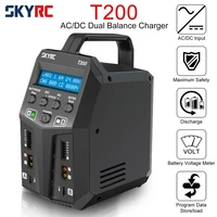 skyrc t200 acdc lipo battery dual balance charger discharger for traxass airsoft drone rc battery charger fast charge dual xt60