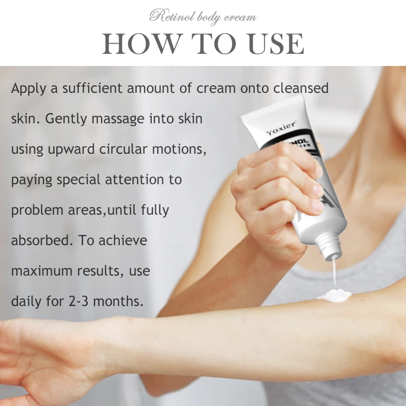 Укрепляющий крем для тела Retinol антивозрастной увлажняющий улучшения обвисшей