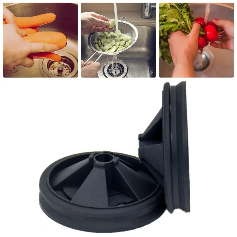 

2Pcs Removable Splash Baffle Disposal Quiet Collar Silica Gel Garbage Disposal Splash Guard Kitchen Supplies