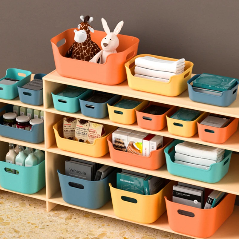 

Desktop Storage Basket Drawer Sundries Toys Organizers Box Household Snacks Makeup Kitchen Seasoning Sorting Container