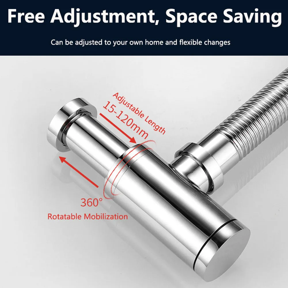 Латунная пробка на слив раковины в ванную комнату набор трубок Регулируемая