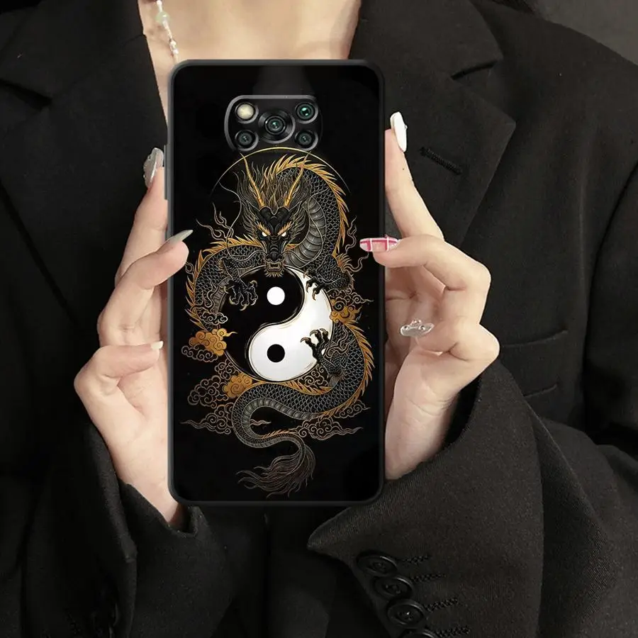 Фото Чехол Dragon Cool для Xiaomi Poco F8 C61 C71 F1 C50 C75 X3 X4 X5 X7 Pro M3 M4 M7 M5 F3, чехол для телефона №1
