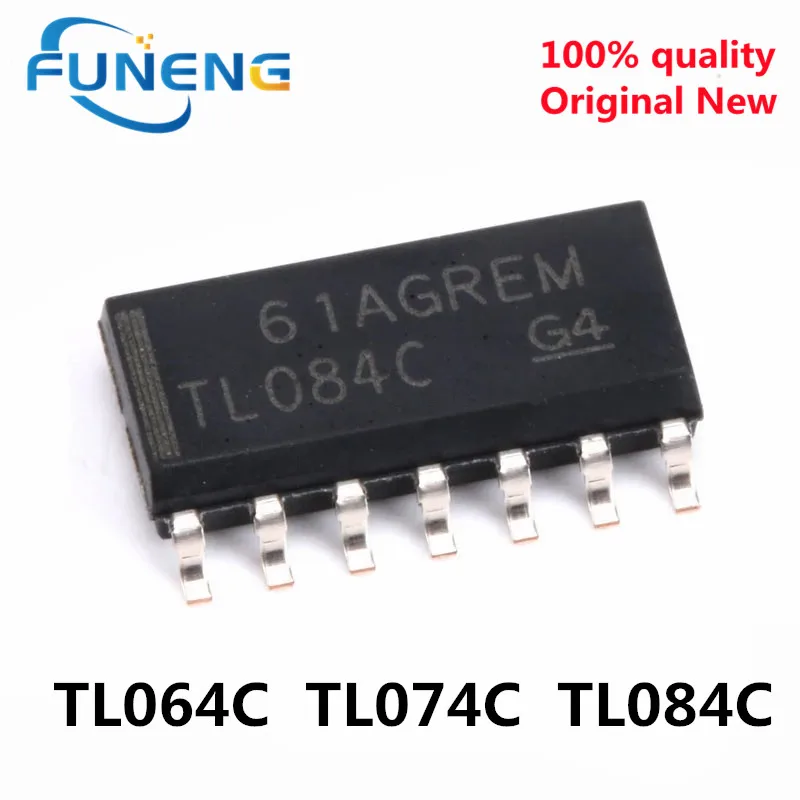 10 шт. TL074CDT SOP14 TL074 TL074C 074C TL074CDR TL084CDR TL084CDT TL084C TL064C TL064CDR TL064CDT SOP-14 Новый и оригинальный IC
