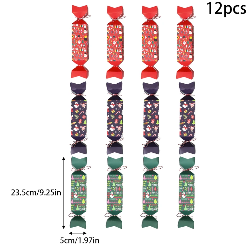 

Рождественские коробки для конфет WNYZQ, набор из 12 штук
