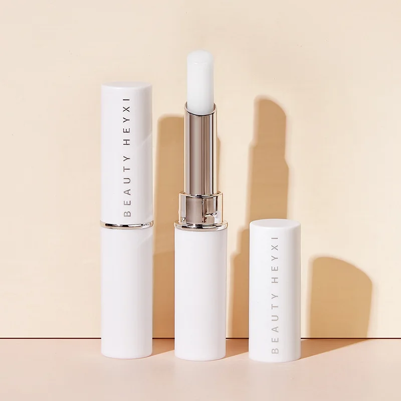 

White Tube Lip Balm Moisturizing Anti-Wrinkle Anti-line Moisture Long-Lasting Natural Lipstick Anti Aging Lip Care Lipstick