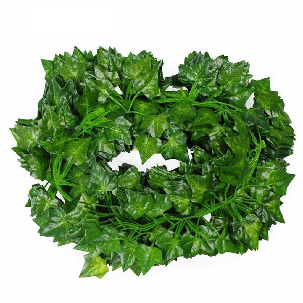 

Artificial Ivy Leaf Garland Plants Vine Fake Foliage Flowers Home Decor Artificial Reptile Vine Leaves Plants Vine Leaves 10PC