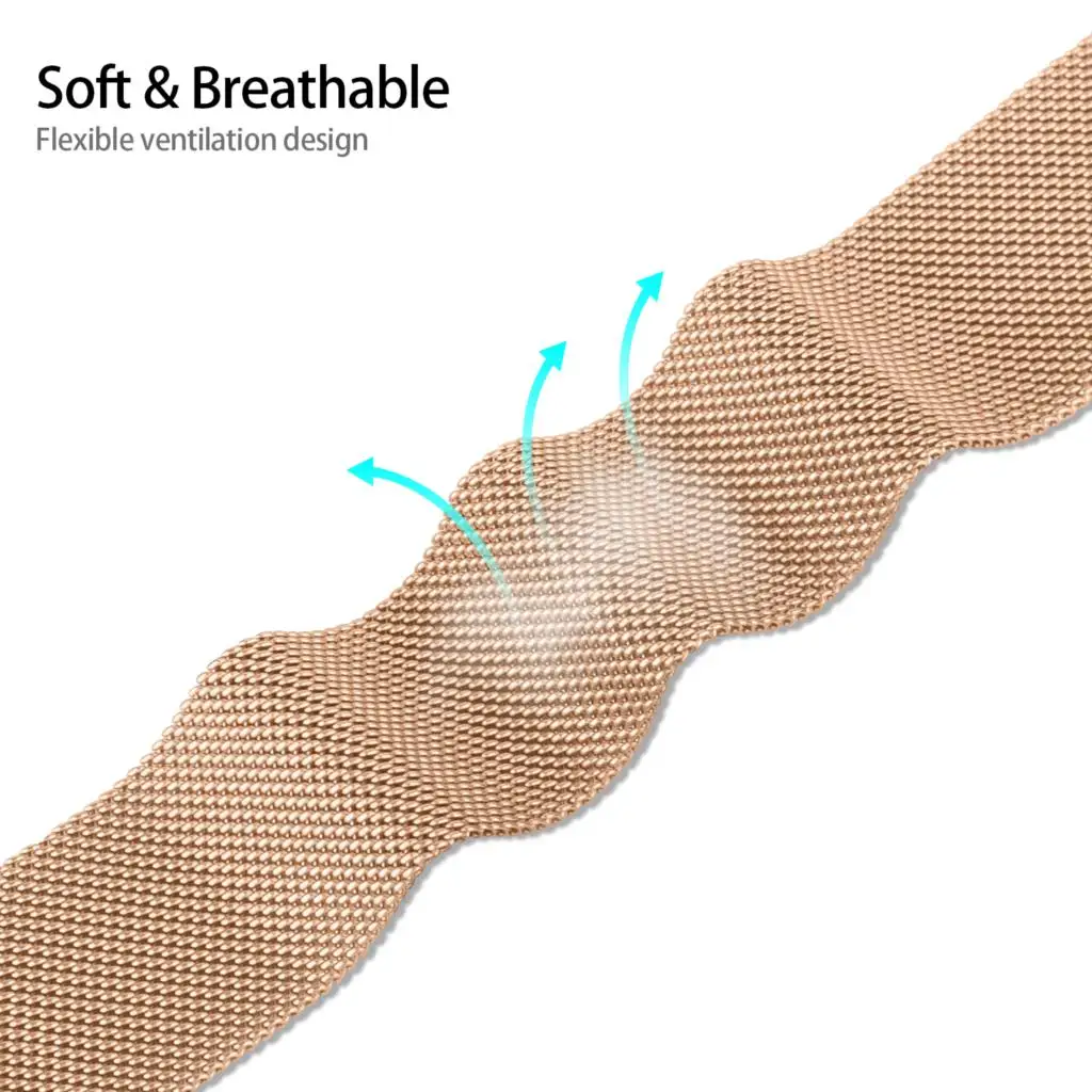 Ремешок Миланская петля для смарт-часов Xiaomi Mi женский браслет Garmin 255S Music Vivoactive