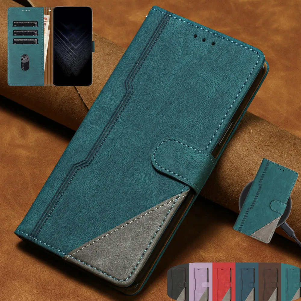 

Leather Flip Wallet Phone Cover for Google Pixel 7A 7 6 5 4 6A 5A 4A 3A XL Anti-Fingerprint Matte Card Slot Kickstand Book Case