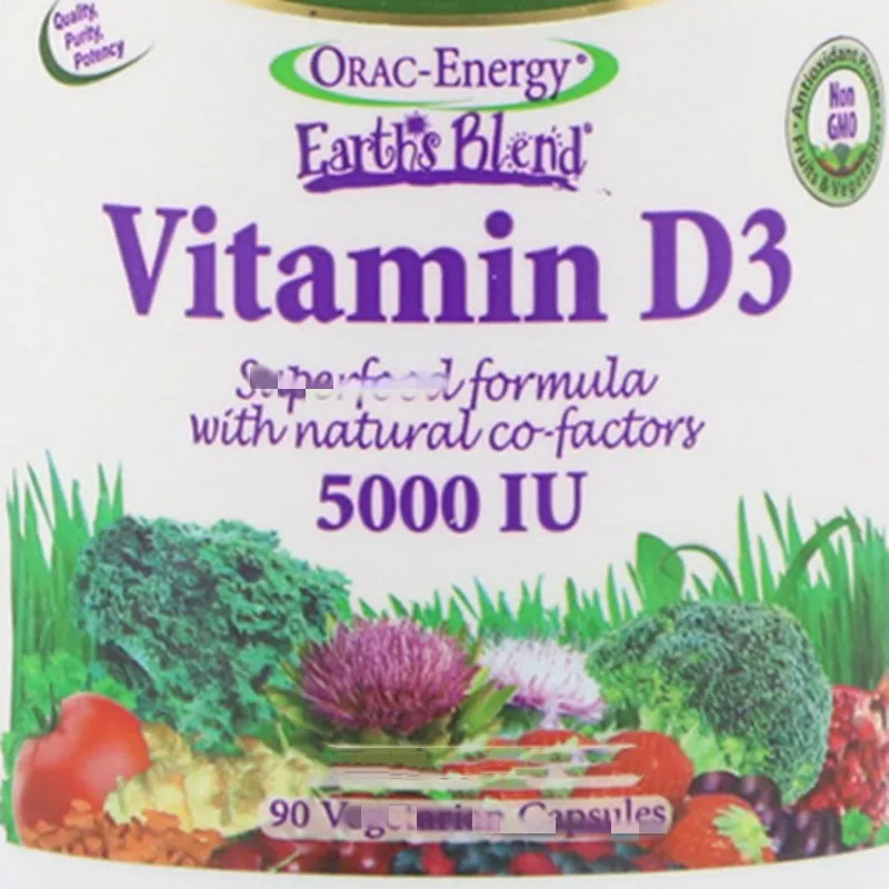 

1bottle/2bottles Natural Vitamin D3 5000 IU,Promote the absorption of calcium Bone and teeth health 1bottle= 90p