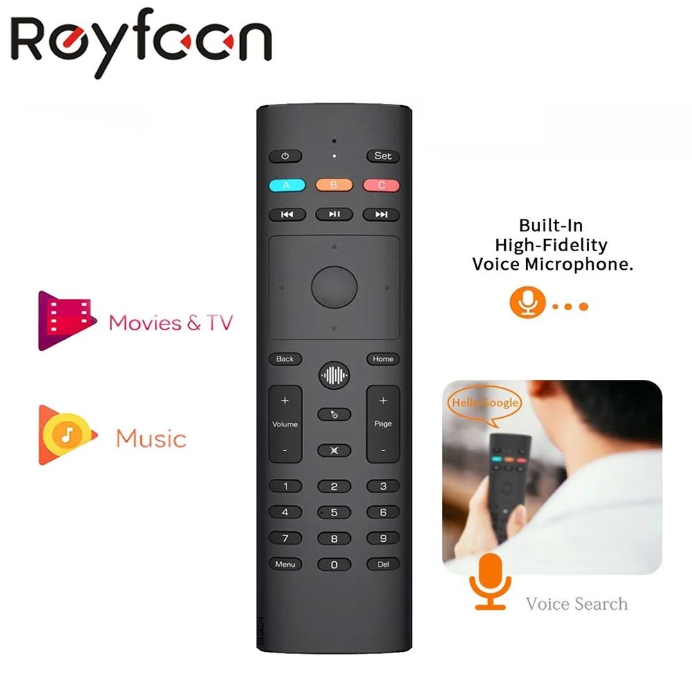 G40S Voice Remote Control Air Mouse Wireless Mini Kyeboard G40 with IR Learning for Android TV Box H96 MAX X96 MAX Plus X4 PRO