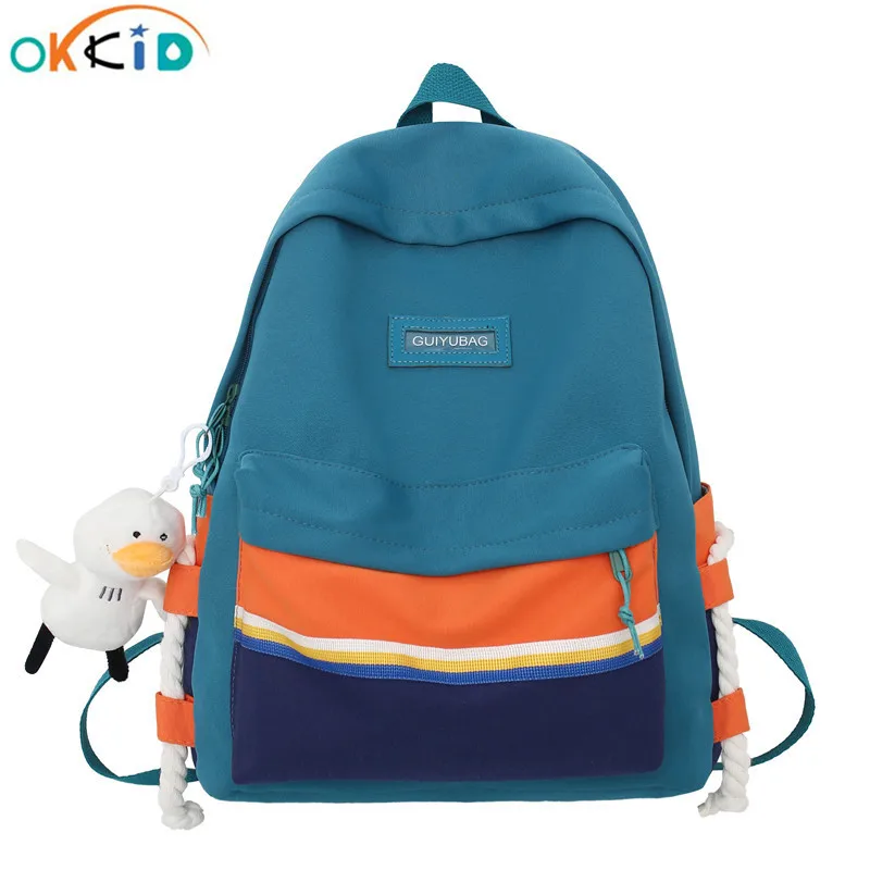 OKKID женский Школьный рюкзак Женский Повседневный дорожный спортивный для
