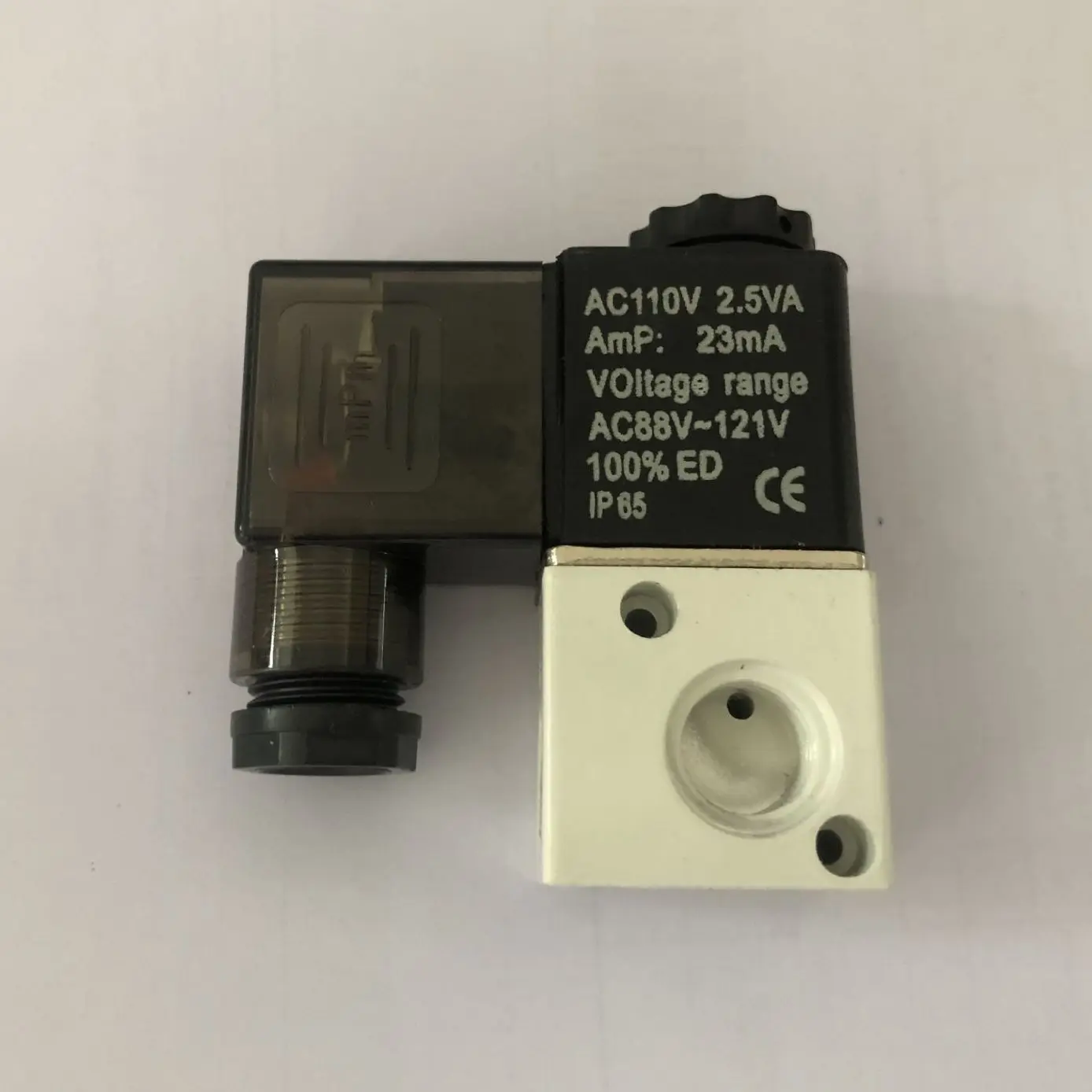 

Air Solenoid Valves 3V1-08 2 Position 3 Port 1/4" Normally Closed Pneumatic Control Valve DC12V DC24V AC110V AC220V