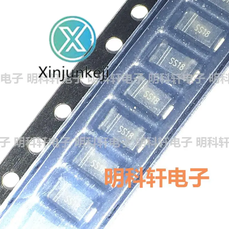 

100pcs orginal new SS18 SMA DO-214AC 80V/1A SMD Schottky Diode