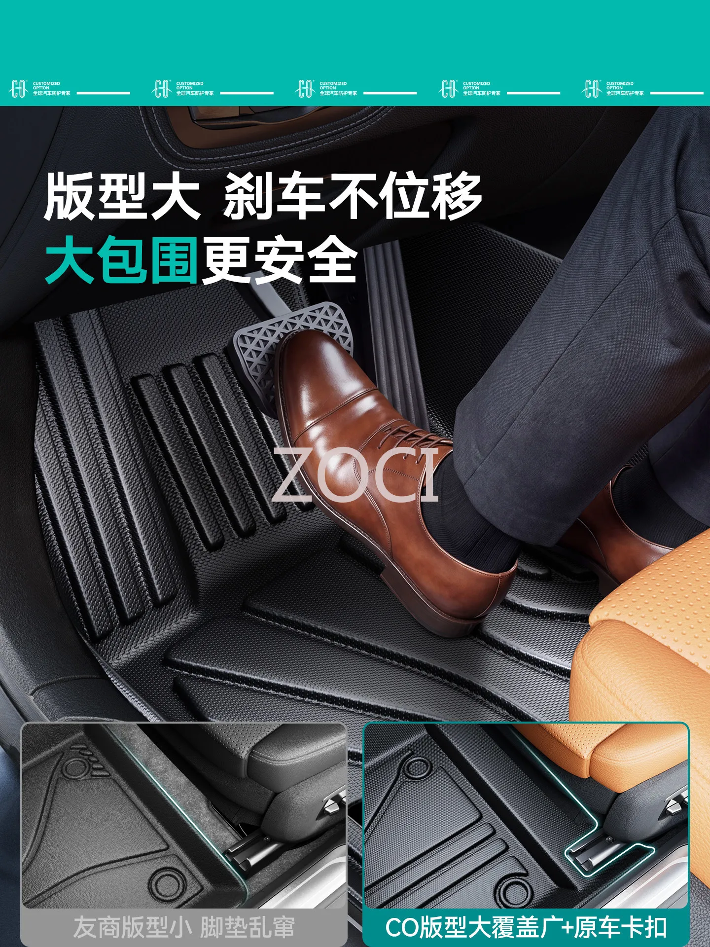 Фото Коврики для пола автомобиля BYD Sealion 05EV 06EV 06DM-i 07EV, TPE, полное покрытие, аксессуары для салона, на заказ, защита от царапин №3