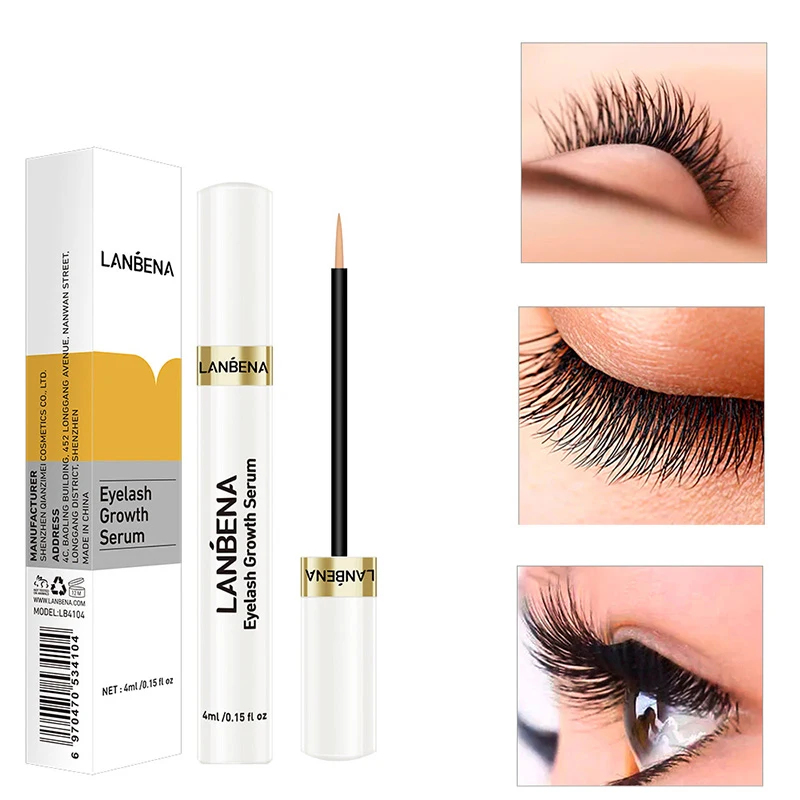

Eyelash Growth Serum Eyelash Enhancer Treatment Liquid Eye Lashes Growth Lengthening Thicker Curling Nourishing Essence