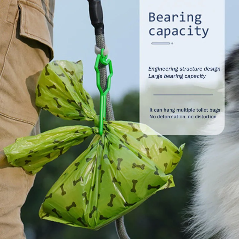 

2022 Dog Leash Dispenser Durable Convenience Dog Poop Bag Holder Hand Free Holder For Outdoor Travel @LS