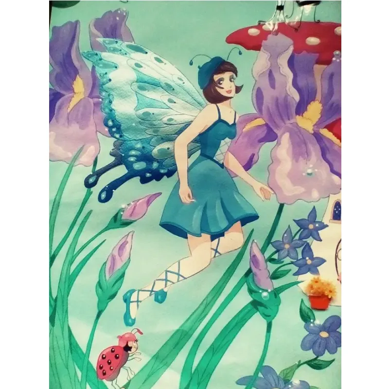 

Алмазная живопись, мультфильм, сказочный эльф, 5d, мозаика «сделай сам», полностью квадратная, круглая, сверло, Алмаз Стразы, алмазная вышивка...