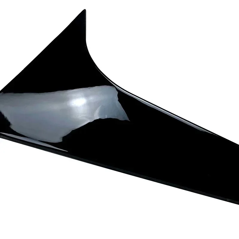 Глянцевая черная наклейка на заднее стекло боковой спойлер утиный сплиттер