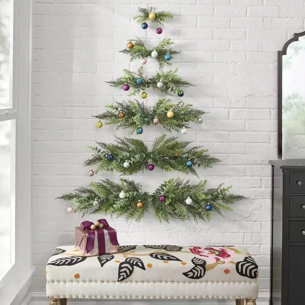 

Настенный подвесной декоративный набор, 1 комплект, реалистичный цвет, шарики на рождественскую елку, подвесное украшение для нового года, д...