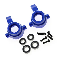 aluminum steering blocks with bearing 9635 for 18 traxxas sledge 95076 4 rc car upgrades parts accessories
