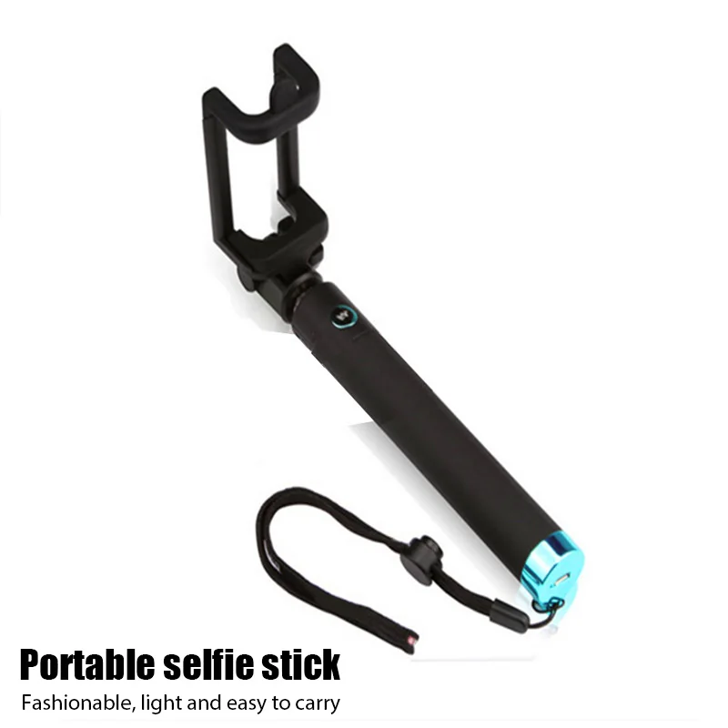 Портативный раздвижной монопод ручные селфи-палки для iPhone 13 12 Xiaomi Redmi Note 9 Samsung Huawei