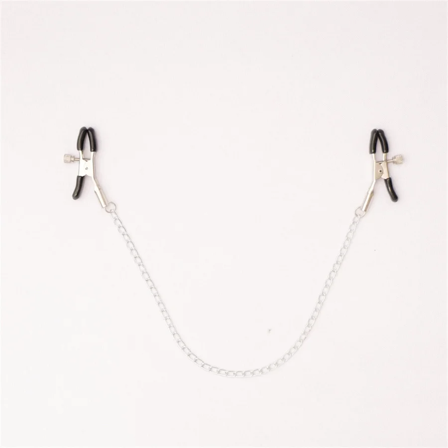 Зажимы для сосков из нержавеющей стали с цепочкой зажим губной губы груди игры