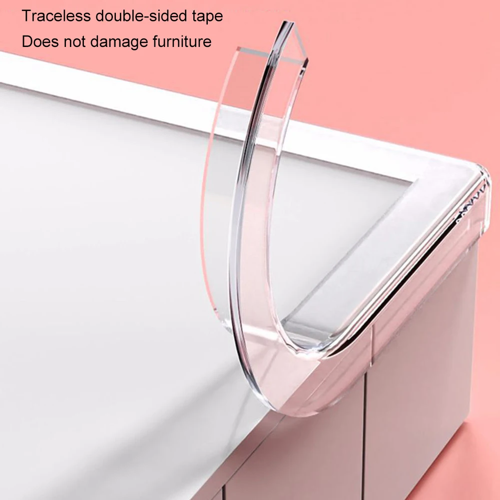 

Double-Sided Tape Transparent PVC Baby Protection Strip With Anti-Bumb Kids Safety Table Edge Furniture Guard Corner Protectors