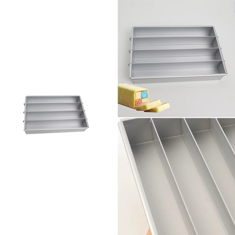 

Battenberg Battenberg Cake Pan, Commercial Weight Anodised Aluminium, Silver