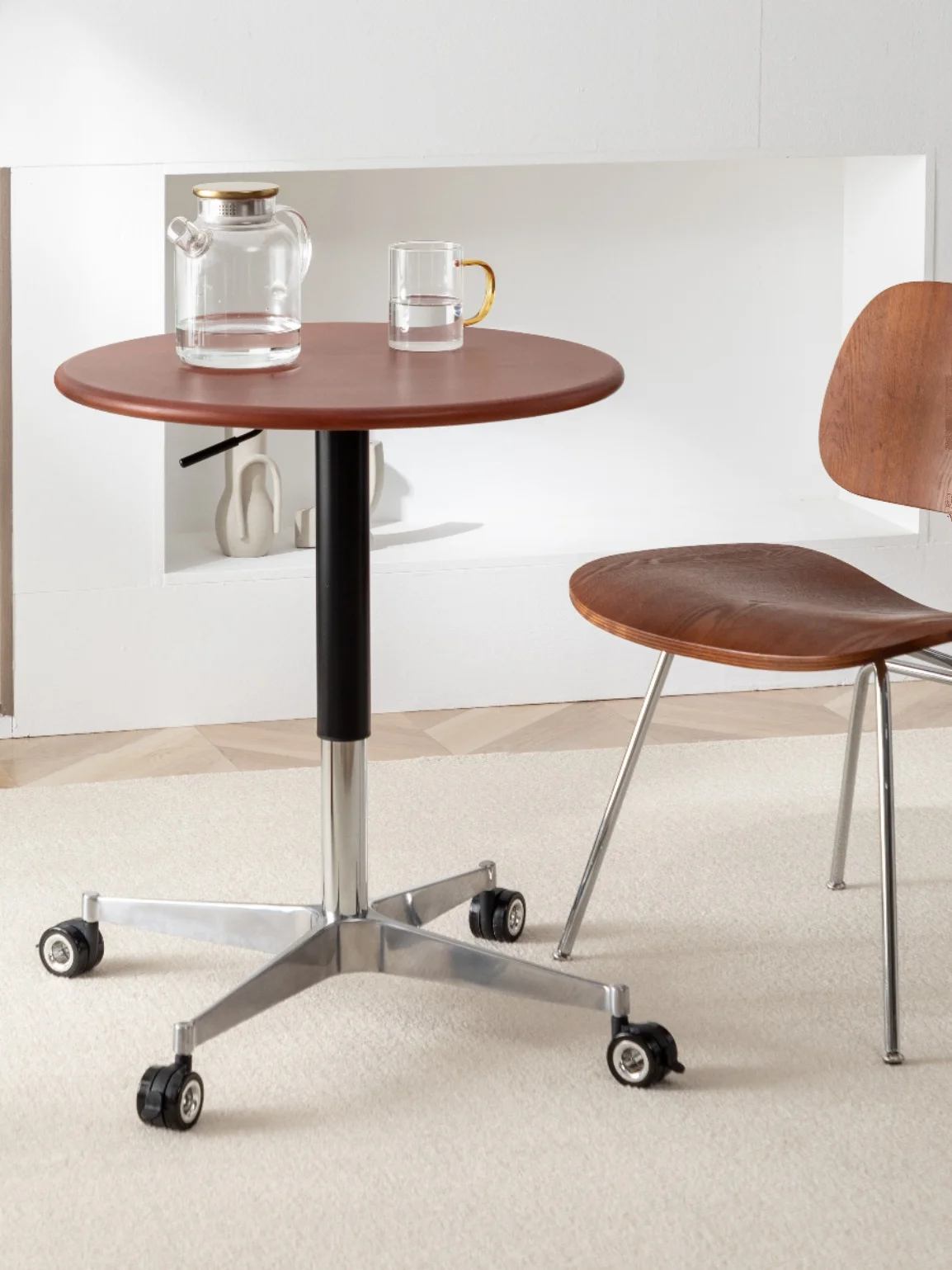 

Customized lifting metal feet for household, office, and commercial use, with movable cross feet and adjustable height for coffe