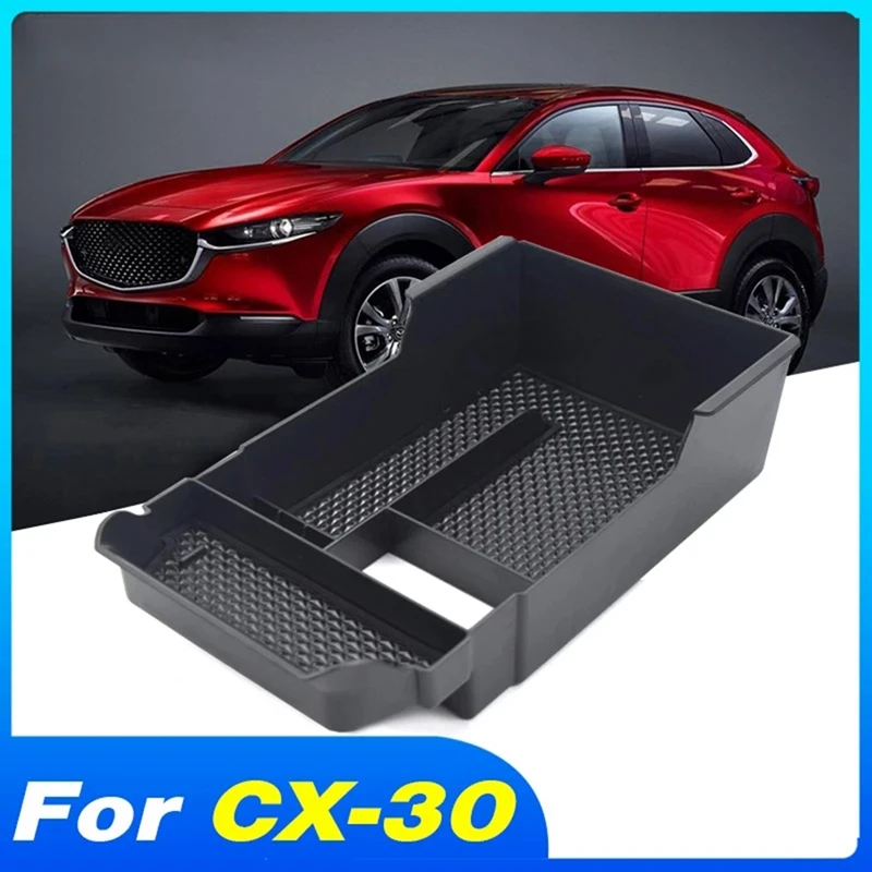 

NewCar Central Console Armrest Storage Box Holder Interior Organizer Glove Tray for Mazda CX-30 2020