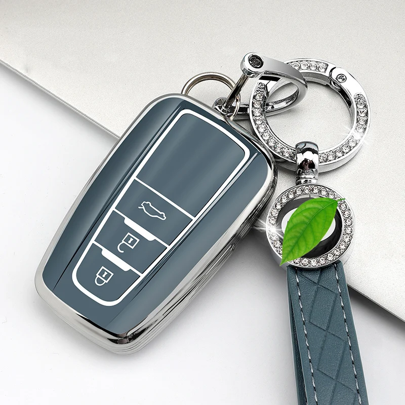 

TPU Car Remote Key Case Cover Shell Fob For Toyota Corolla Prius Camry CHR C-HR RAV4 Altis Land Cruiser Prado Protector Holder