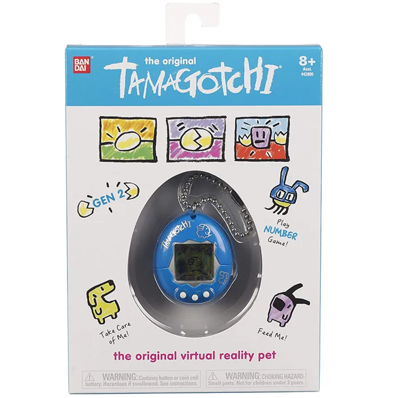 Original Tamagotchi Gudetama Egg Electronic Pet Machine Virtual Pets Collection Toys for Children Keychain Pendant Birthday Gift