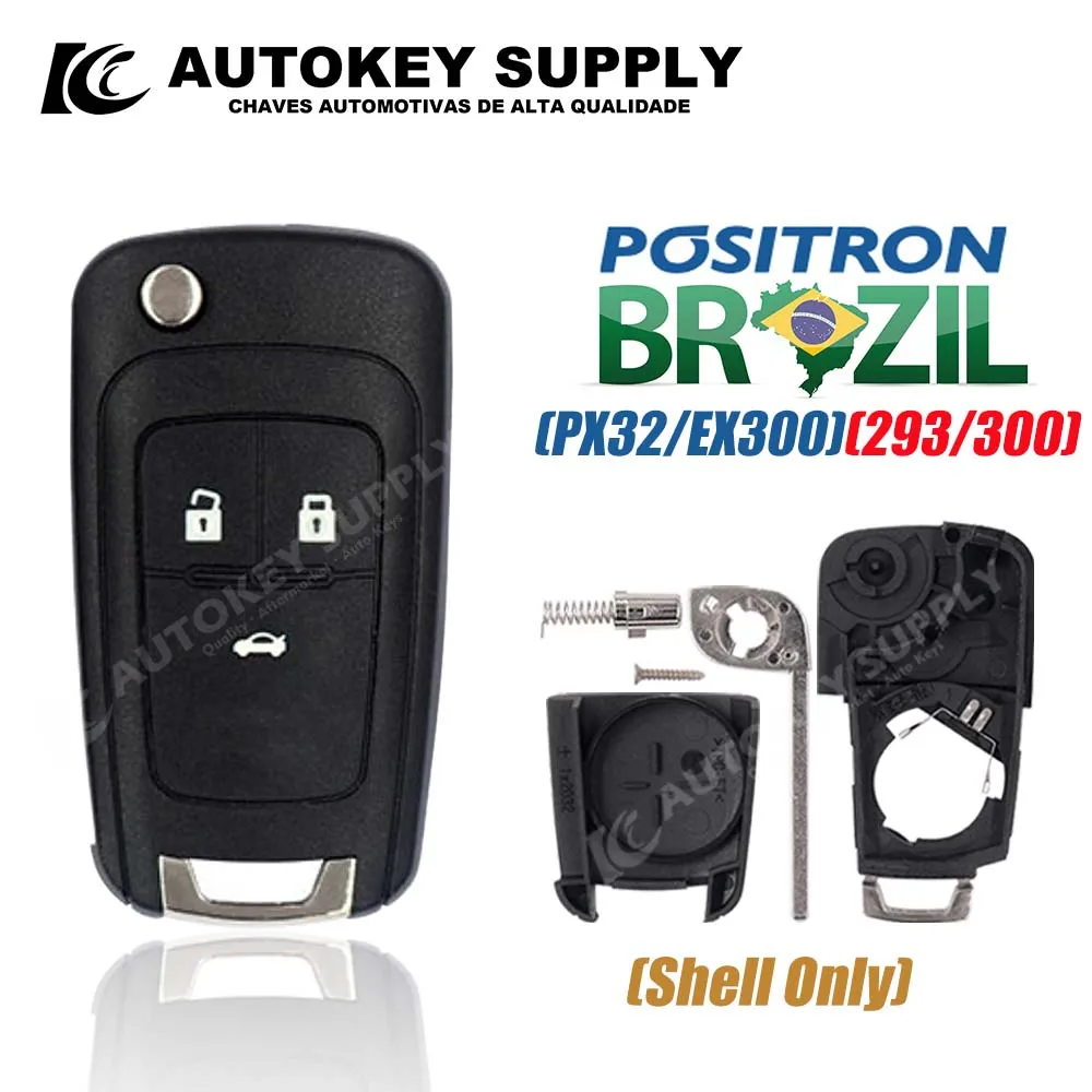 Фото Autokeysupply AKBPCP051 Двухпрограммный (PX32/EX300) пульт управления охранной сигнализацией для Brazil Positron №2