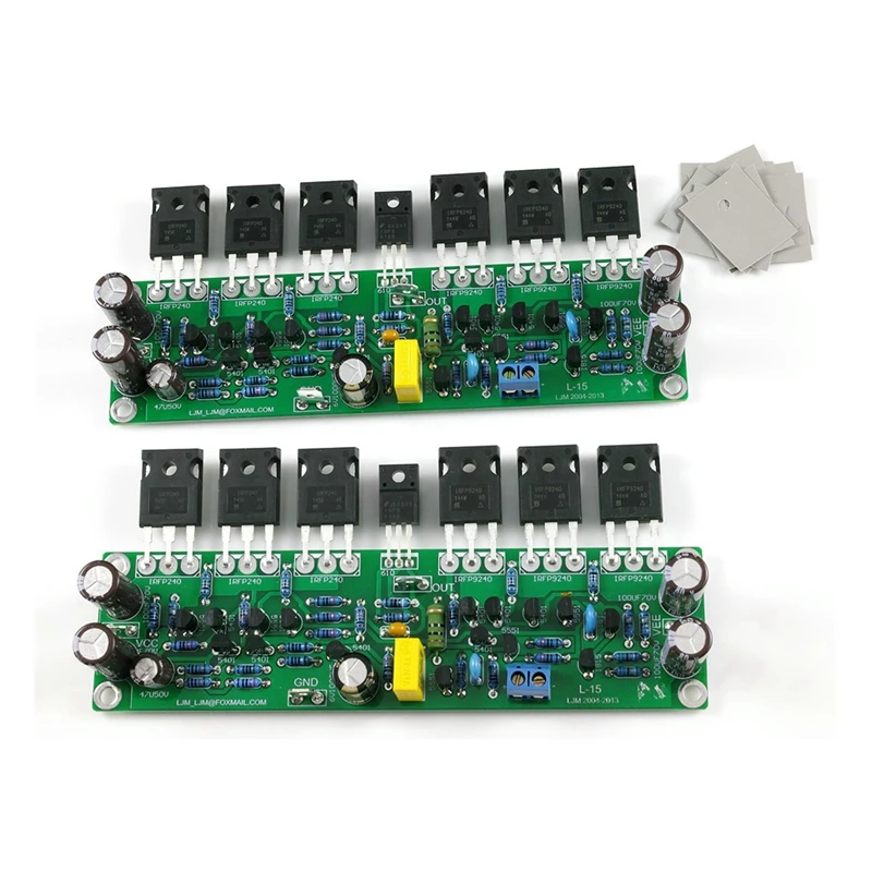 2 шт. L15 FET усилитель мощности канала 3 пары IRFP240 IRFP9240 150 Вт 8R 300 4R 600 2R