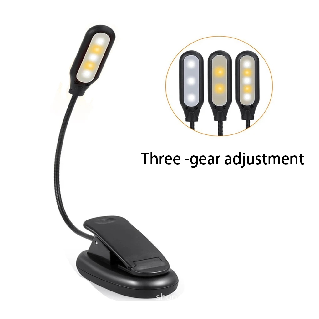 

ABS Clip LED Light 1000mAh 360 Degree Adjustable Study Fishing Table Lamp