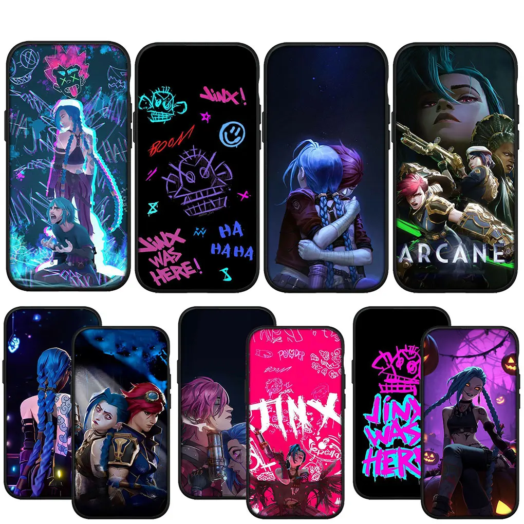 J-Jinxs-Poster A-Arcanes Soft Casing for Apple iPhone 16 15 14 13 12 11 Pro Max 6 6S Plus + SE 15+ 16+ Phone Cover Case