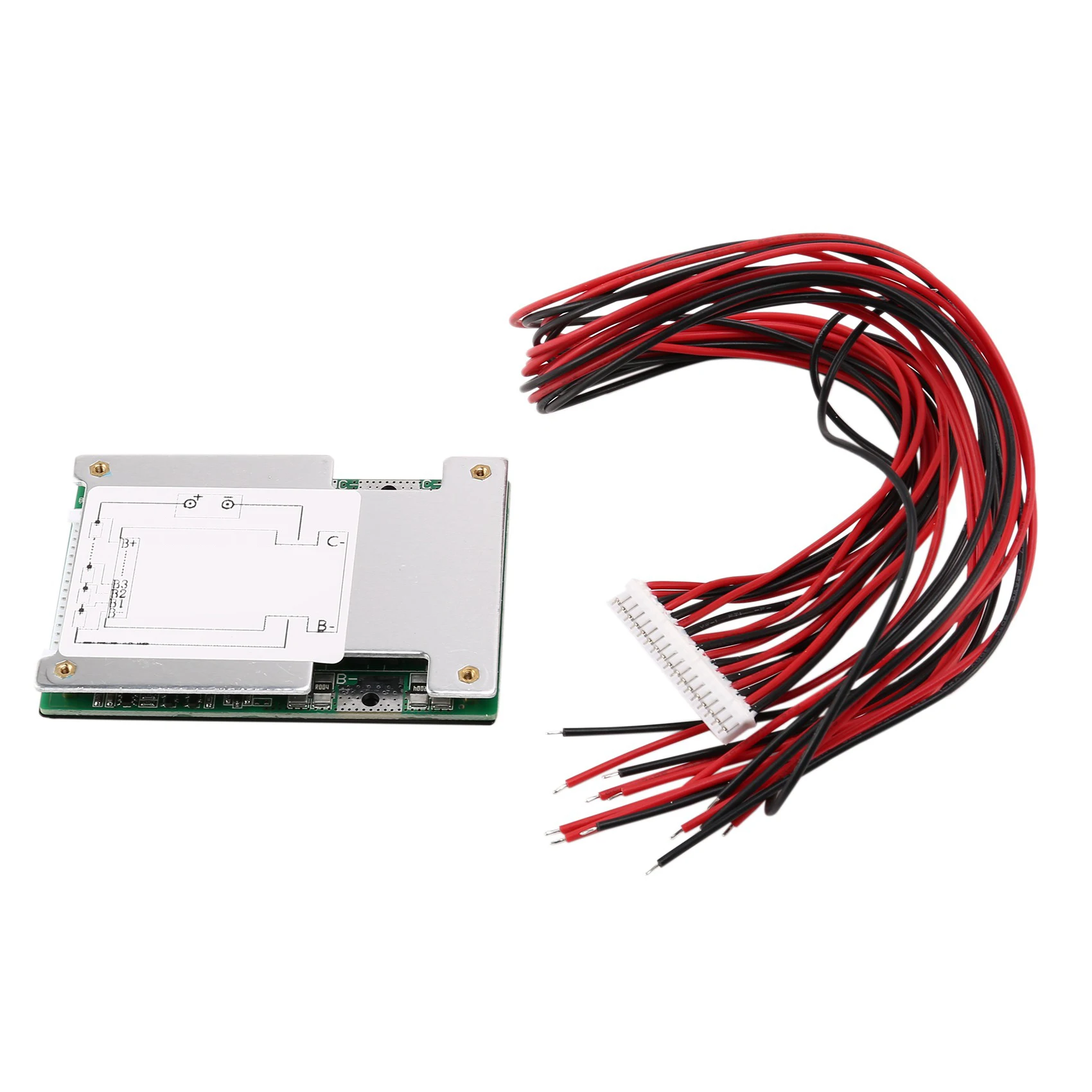 

16S 48V 30A LiFePo4 Battery Protection Board BMS PCB with Balance for E-Bike EScooter