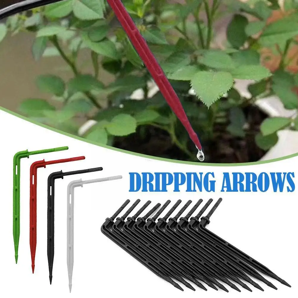 

1pcs Dripping Arrows Garden Greenhouse Drip Irrigation Dripper Irrigation Micro Vegetables Emitters Tool Watering Plants Dr K9e0