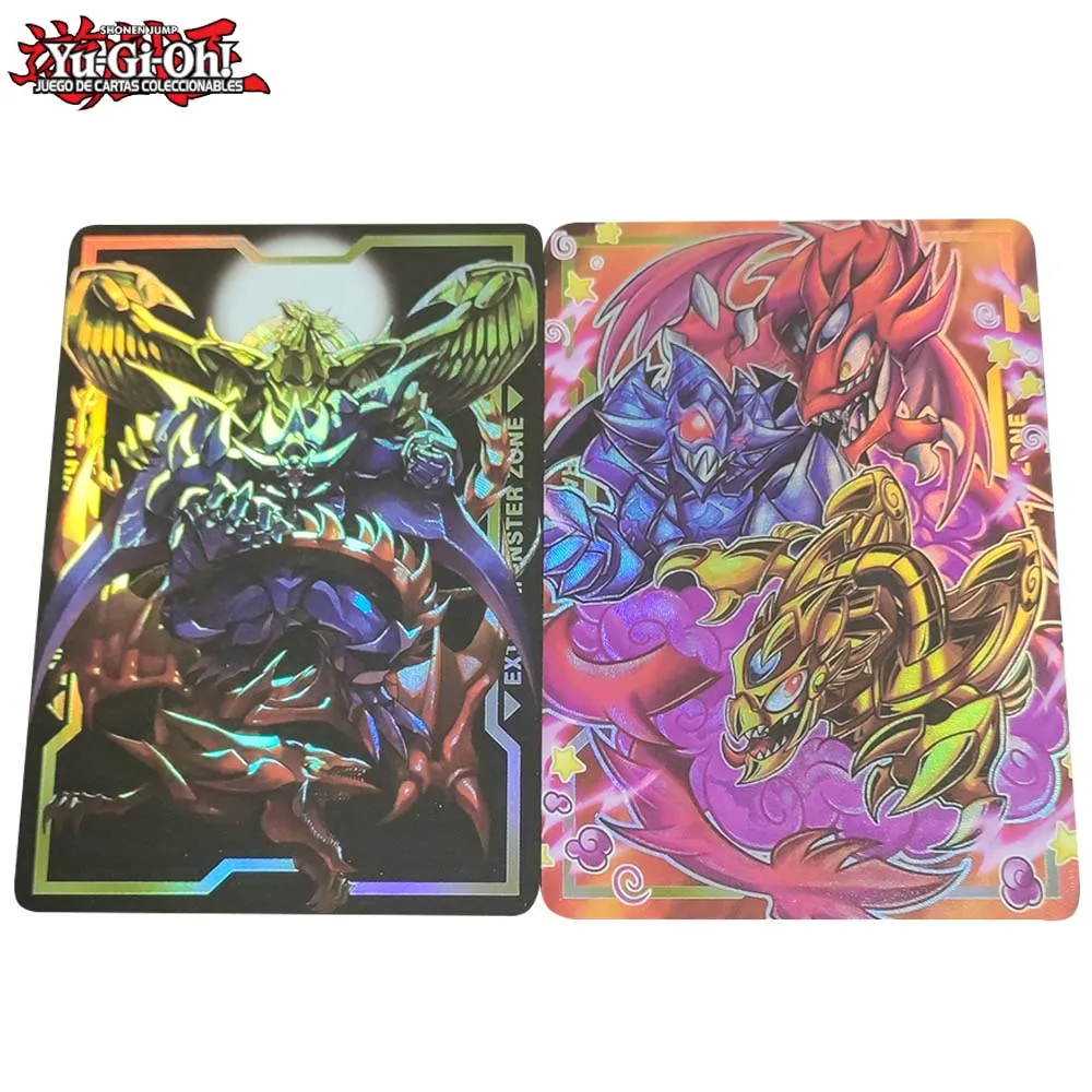 

Yu-Gi-Oh Diy Flash Card Slifer The Sky Dragon Obelisk The Tormentor The Winged Dragon of Ra Acg Anime Game Collection Cards Toy