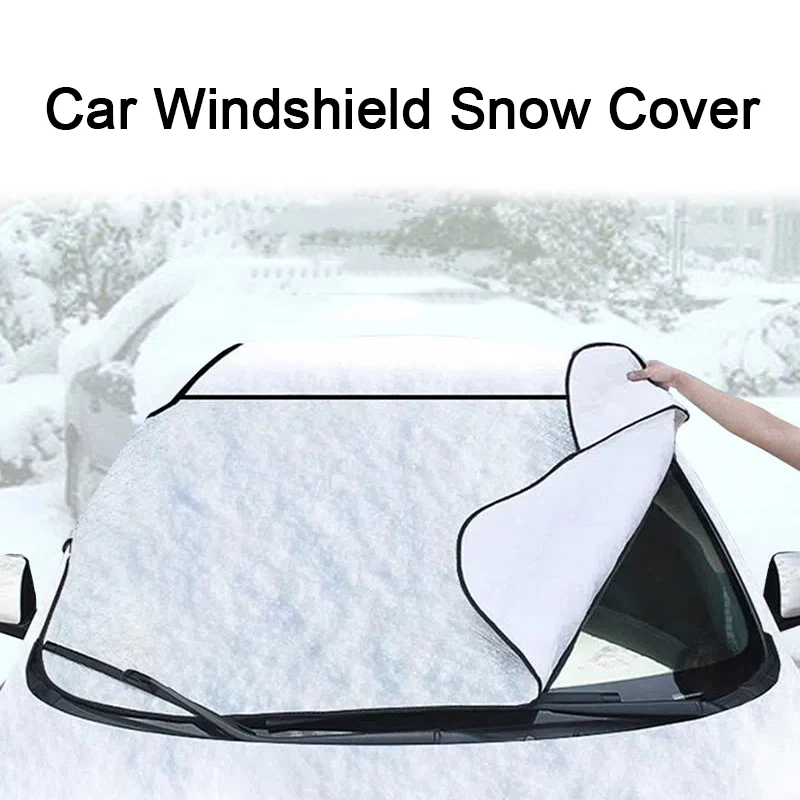 

Car Windshield Snow Cover Anti Snow Frost Ice Shield Dust Protector Windshield Snow Cover Auto Exterior Car Winter Accessories