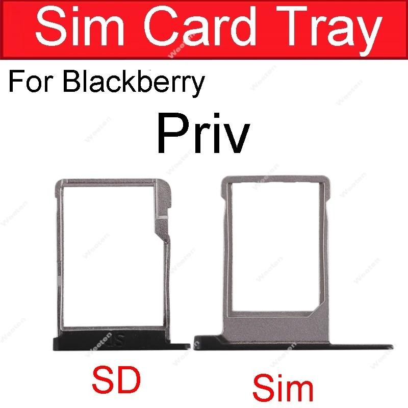 Держатель лотка для SIM-карты BlackBerry Priv адаптер слота Q20 запасные части ремонта