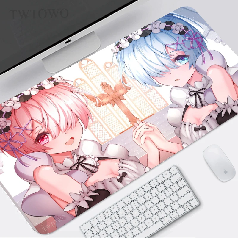 

Re:life in a Different World от Zero коврик для мыши игровой XL компьютер на заказ коврик для мыши XXL натуральный каучук офисный Противоскользящий ноутбук